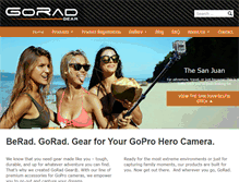 Tablet Screenshot of goradgear.com